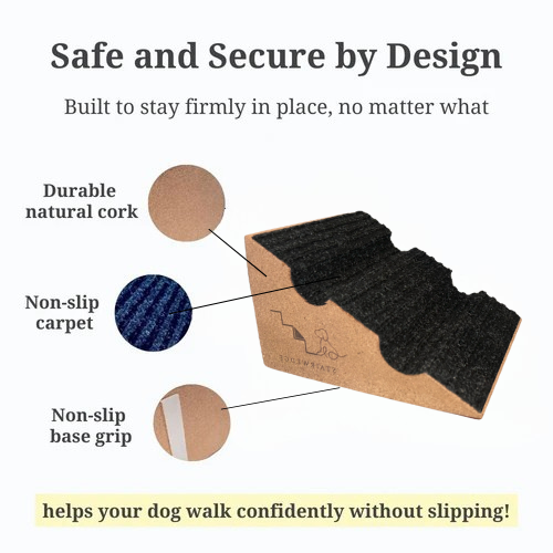 Stairwedge - Dog Ramp for Small Dogs - Versatile Stair Ramp for Any Staircase