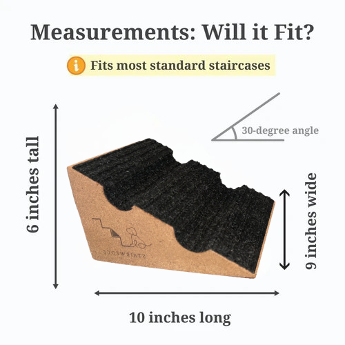 Stairwedge - Dog Ramp for Small Dogs - Versatile Stair Ramp for Any Staircase