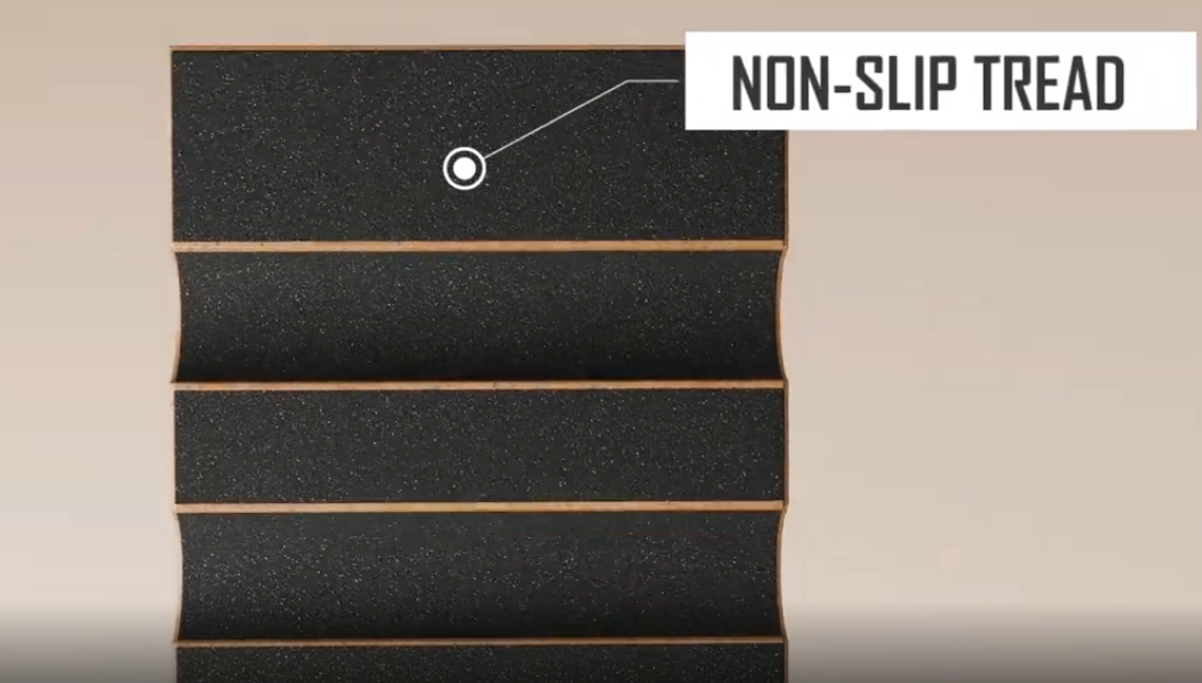 StairWedge™ – Tread Grooved Design! Dog Ramp for Small Dogs – Versatile Stair Ramp for Any Staircase