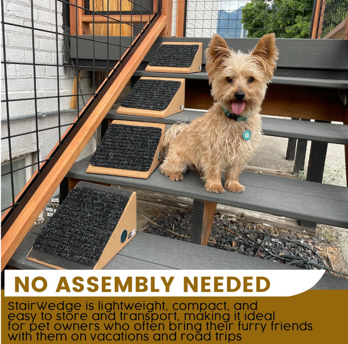 Stairwedge - Dog Ramp for Small Dogs - Versatile Stair Ramp for Any St
