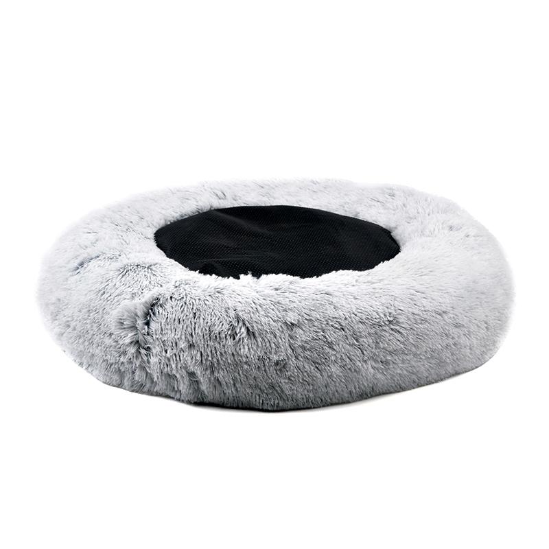 Mr. Peanut's 23" OrthoPlush® Pet Bed - Gray Two Tone