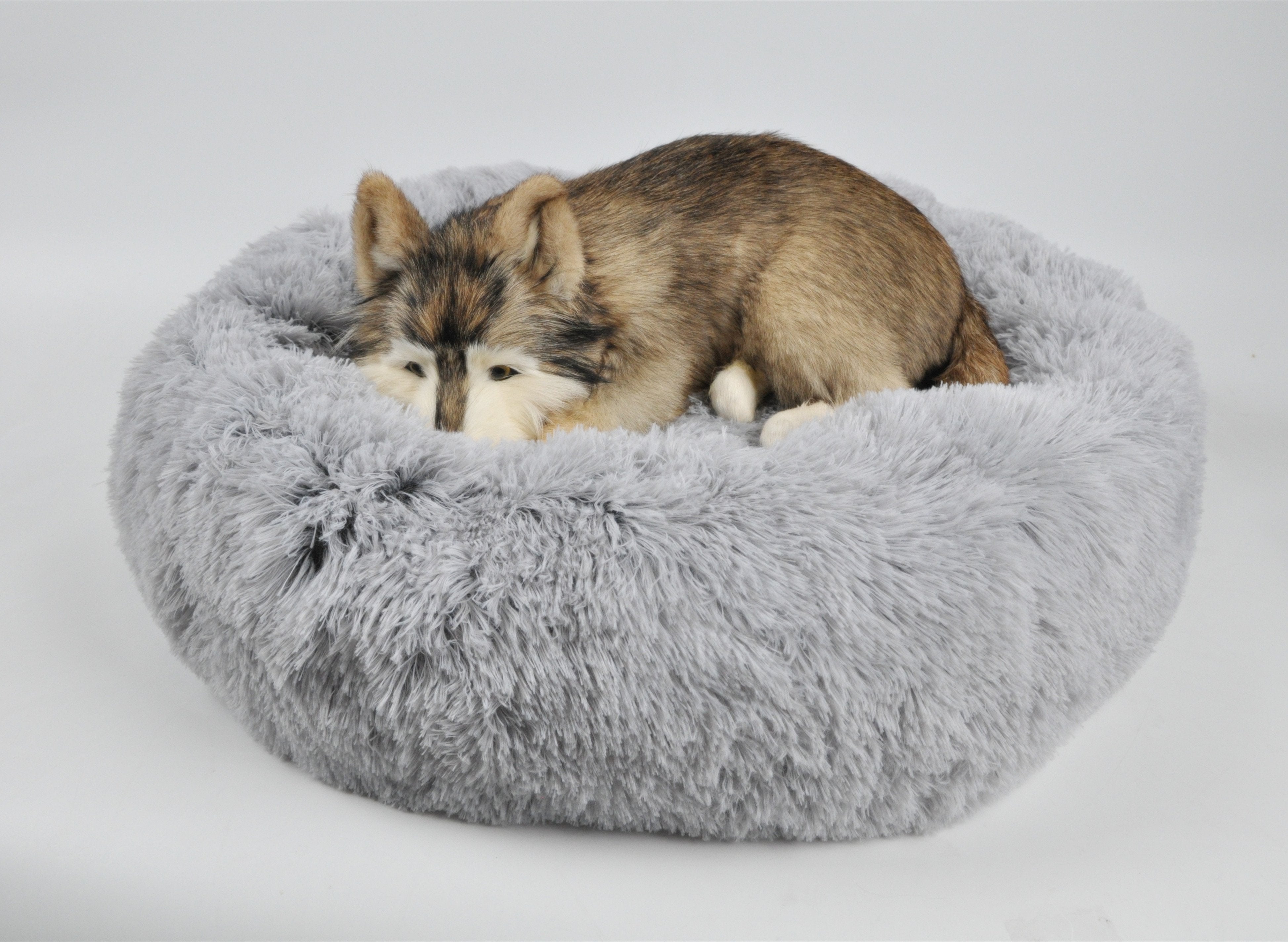 Mr. Peanut's 23" OrthoPlush® Pet Bed - Gray Two Tone