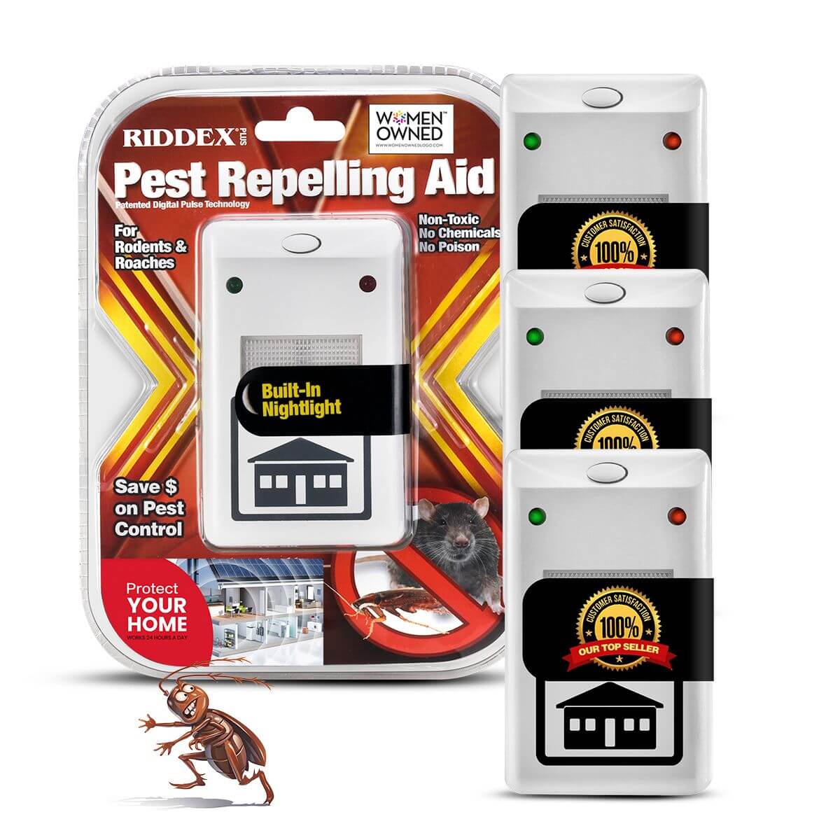 Riddex® Plus Electromagnetic Pest Repeller
